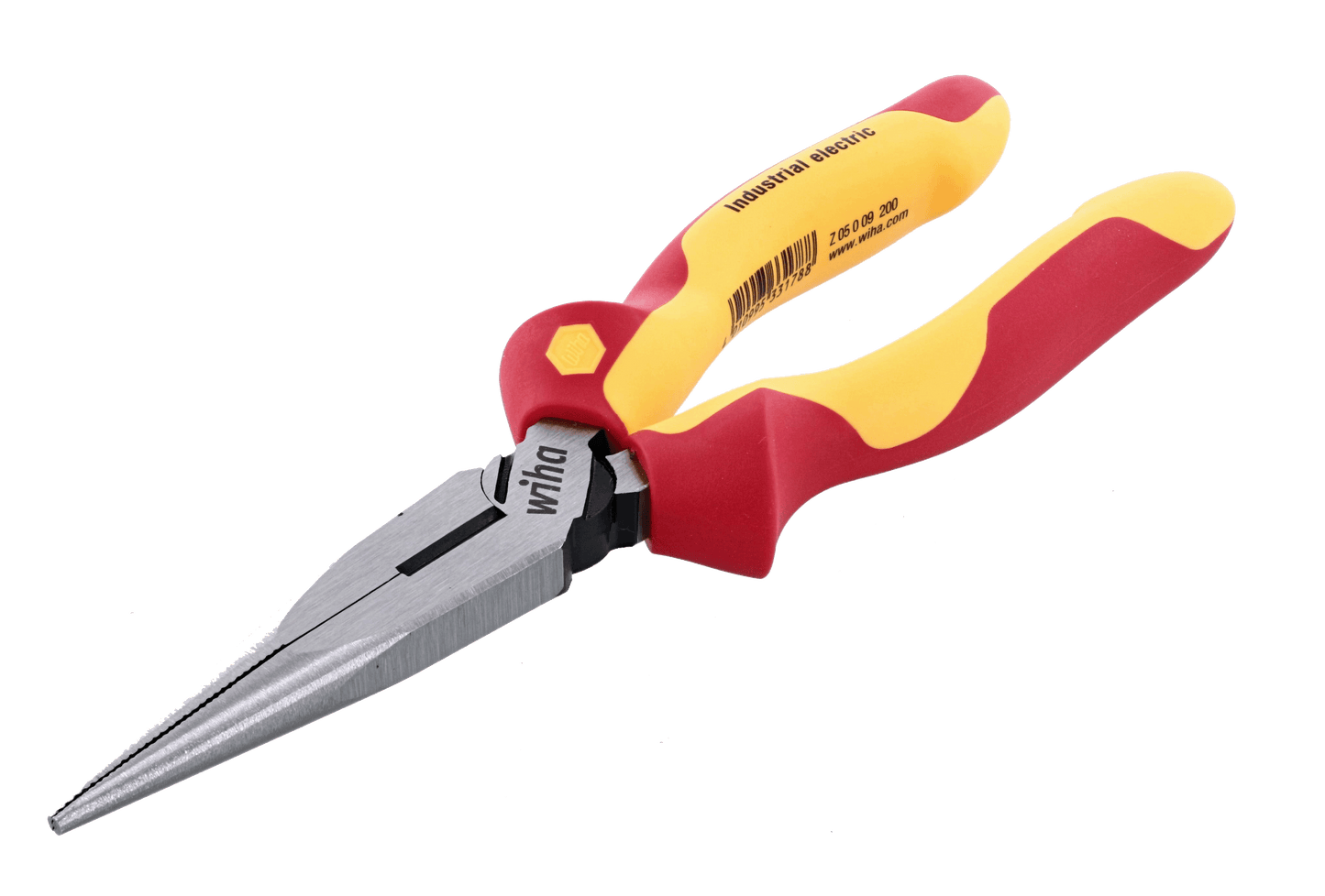 Wiha-32901-Wiha 32901 Insulated Long Nose & Bent Nose Pliers 8"