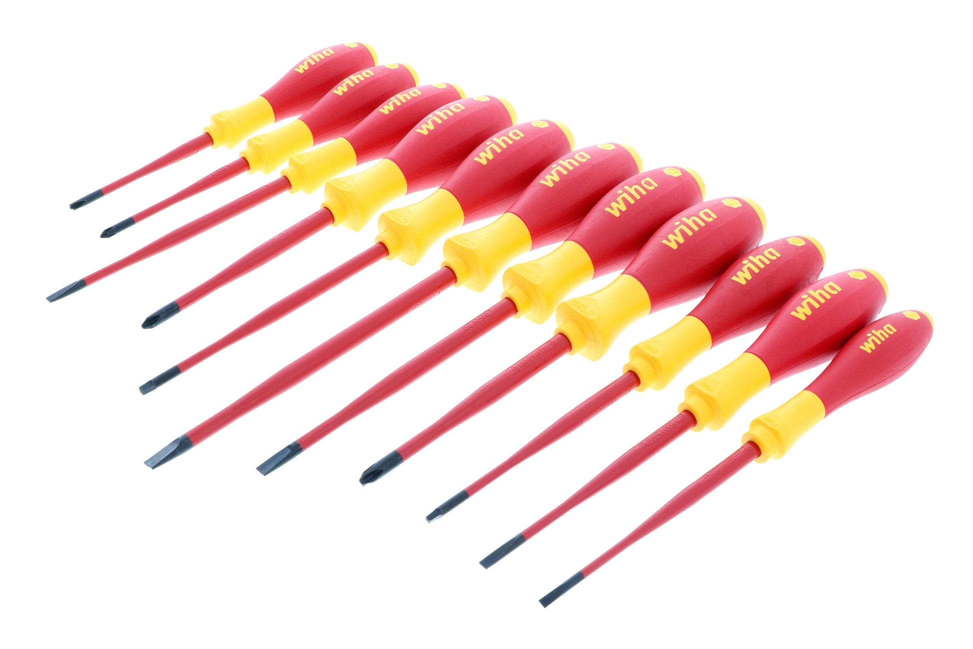 Wiha-32198-Wiha 32198 11 Piece Insulated SlimLine Screwdriver Set