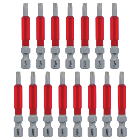 Wiha-76651-Wiha 76651 MaxxTor Impact Bit Torx T15 - 49mm - 15 Pack