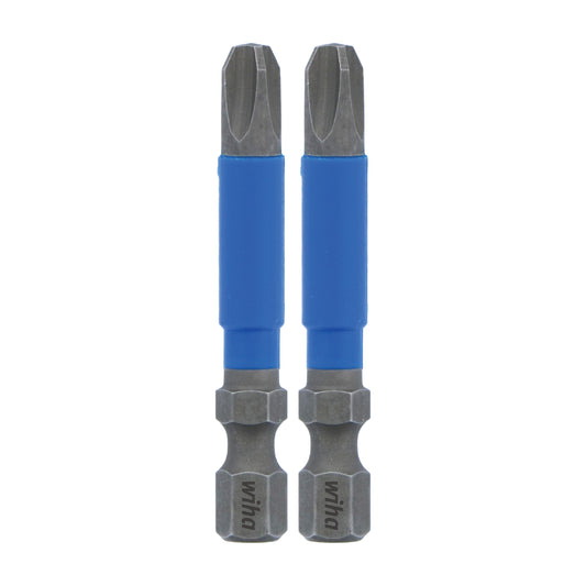 Wiha-70203-Wiha 70203 TerminatorBlue Impact Bit Phillips #3 - 2 Inch - 2 Pack