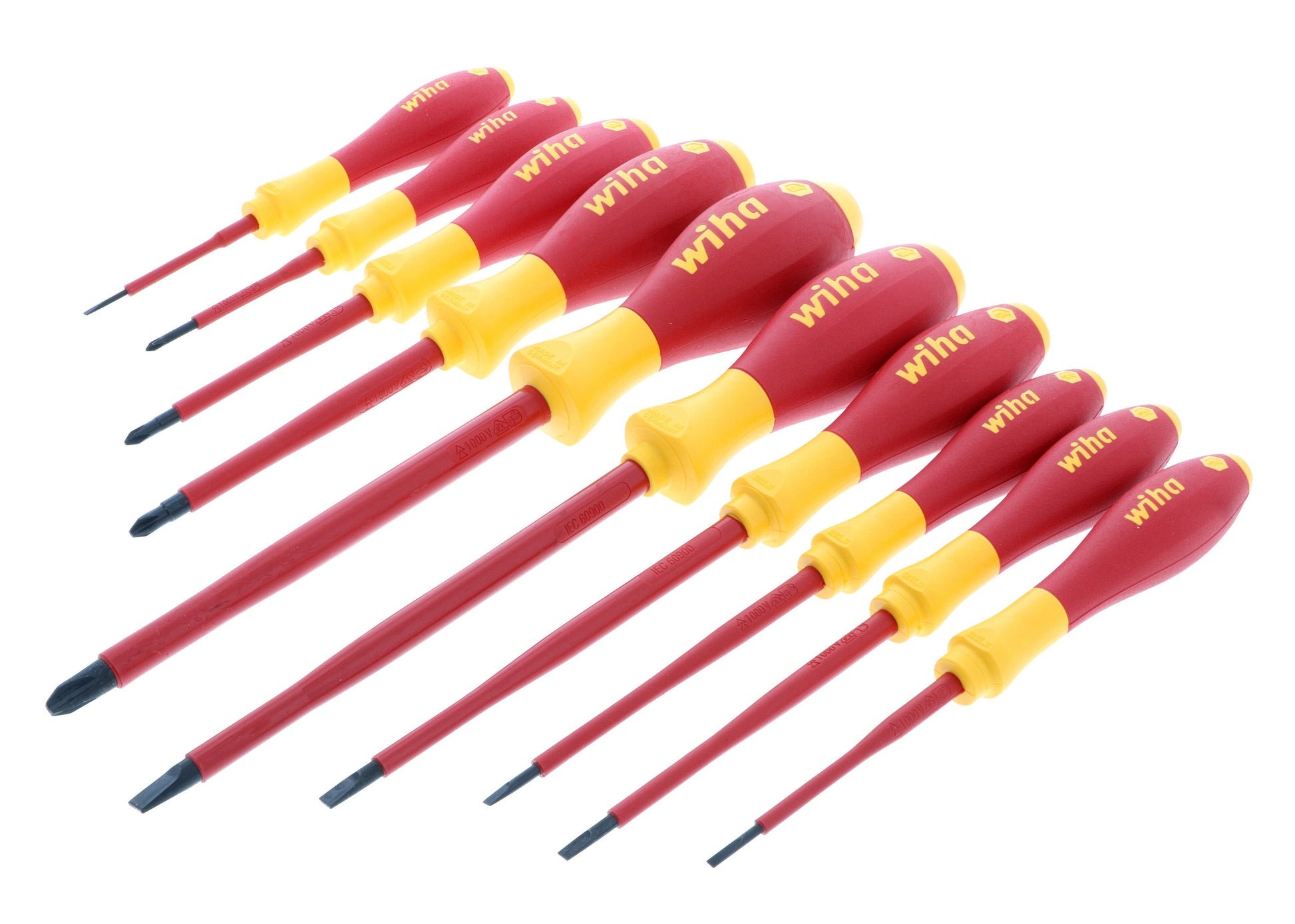 Wiha-32093-Wiha 32093 10 Piece Insulated SoftFinish Screwdriver Set