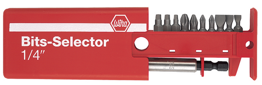 Wiha-79248-Wiha 79248 11 Piece Bits-Selector and Magnetic Bit Holder Set