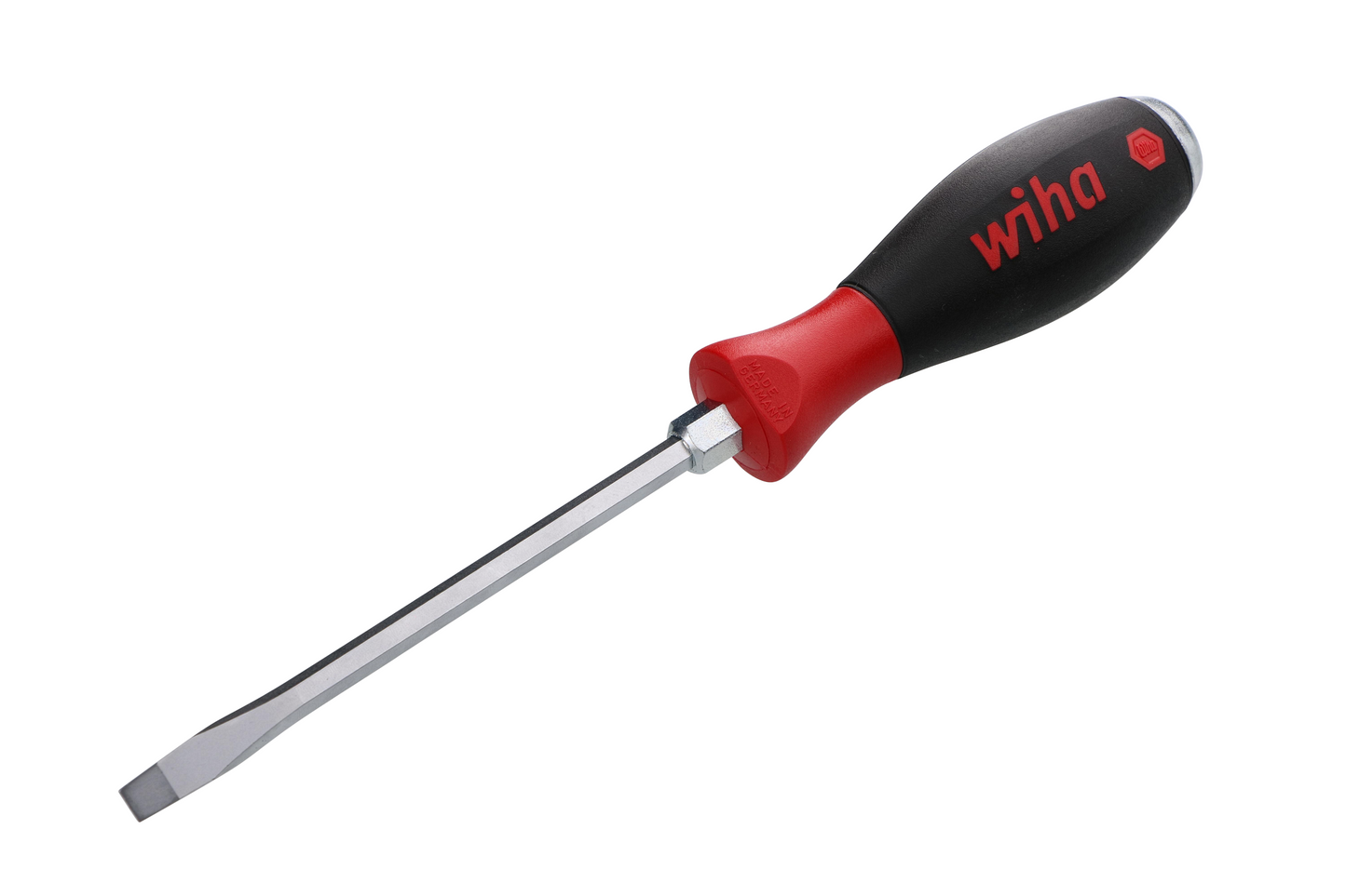 Wiha-53004-Wiha 53004 SoftFinish X Heavy Duty Slotted Screwdriver 6.5mm x 125mm