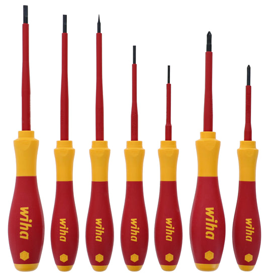 Wiha-32188-Wiha 32188 7 Piece Insulated SoftFinish Screwdriver Set