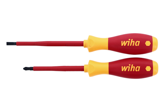 Wiha-32105-Wiha 32105 2 Piece Insulated SoftFinish Screwdriver Set