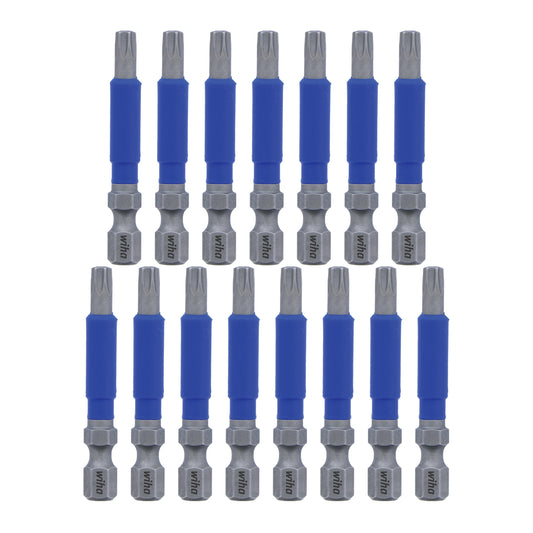 Wiha-70260-Wiha 70260 TerminatorBlue Impact Bit Torx T25 - 2 Inch - 15 Pack