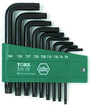 Wiha-36394-Wiha 36394 9 Piece Torx L-Key Short Arm Set