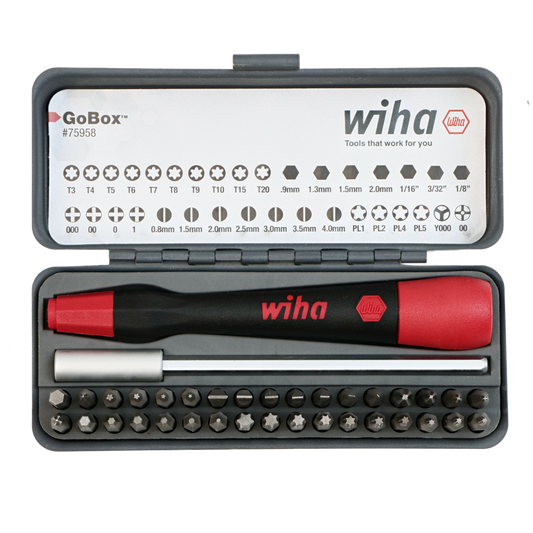 Wiha-75958-Wiha 75958 36 Piece GoBox Precision Micro Bit Set