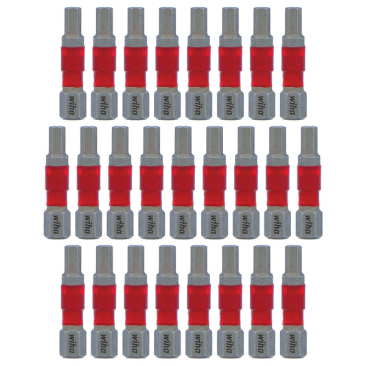 Wiha-76632-Wiha 76632 MaxxTor Impact Bit Hex 5/32" - 29mm - 25 Pack