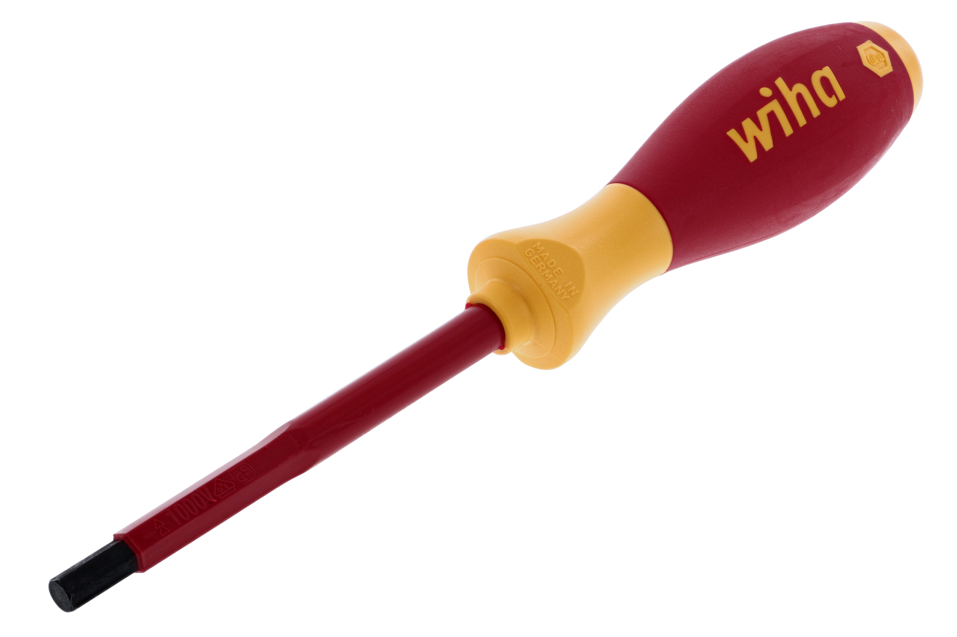 Wiha-32306-Wiha 32306 Insulated SoftFinish Hex Screwdriver 6.0mm