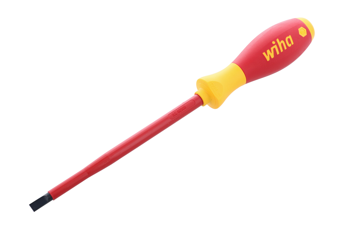 Wiha-92024-Wiha 92024 Insulated SoftFinish Slotted Screwdriver 6.5