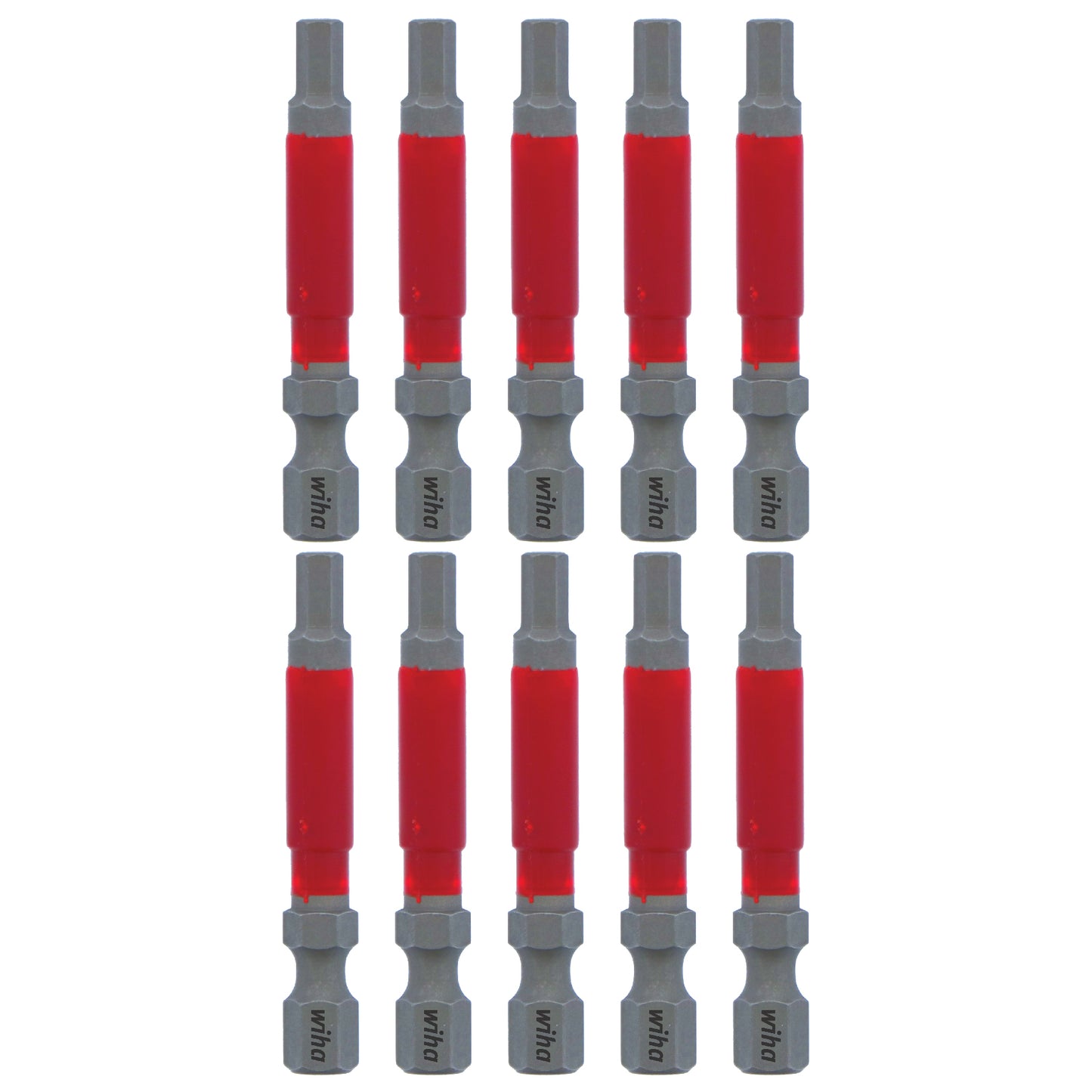 Wiha-76564-Wiha 76564 MaxxTor Impact Power Bit Hex 4.0mm x 49mm - 10 Pack