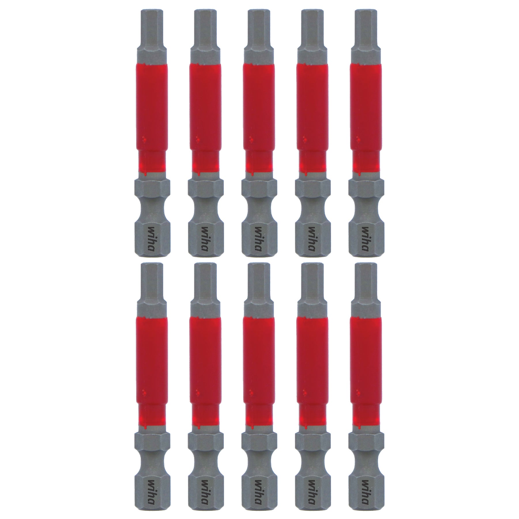 Wiha-76564-Wiha 76564 MaxxTor Impact Power Bit Hex 4.0mm x 49mm - 10 Pack